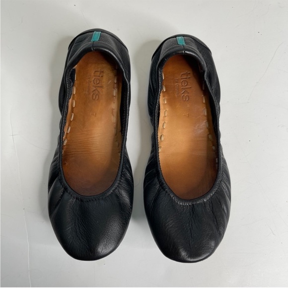 Tieks Ballet Flat Shoes Black Size 7 - Picture 2 of 8